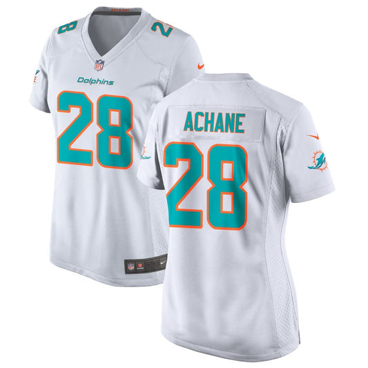 De'Von Achane Miami Dolphins Nike Women's Jersey - White