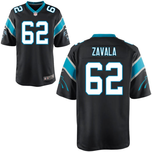 Chandler Zavala Carolina Panthers Nike Youth Game Jersey - Black