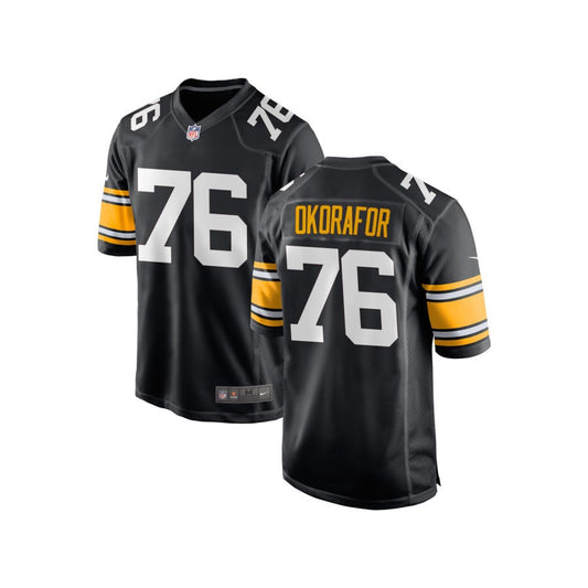 Chukwuma Okorafor Pittsburgh Steelers Nike Youth Alternate Game Jersey - Black