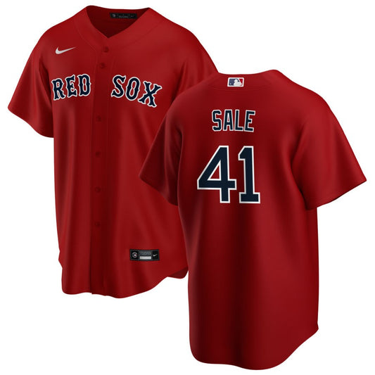 Chris Sale Boston Red Sox Nike Alternate Replica Jersey - Red