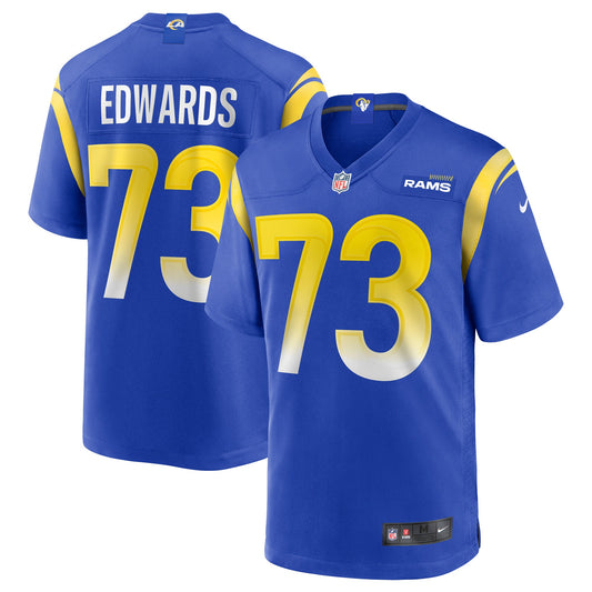 David Edwards Los Angeles Rams Nike Game Jersey - Royal