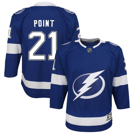 Brayden Point Tampa Bay Lightning Youth Home Premier Jersey - Blue