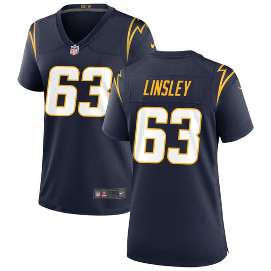 Corey Linsley Los Angeles Chargers Nike Women's Alternate Game Jersey - Navy