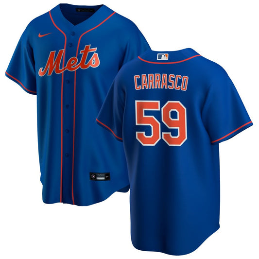 Carlos Carrasco New York Mets Nike Alternate Replica Jersey - Royal