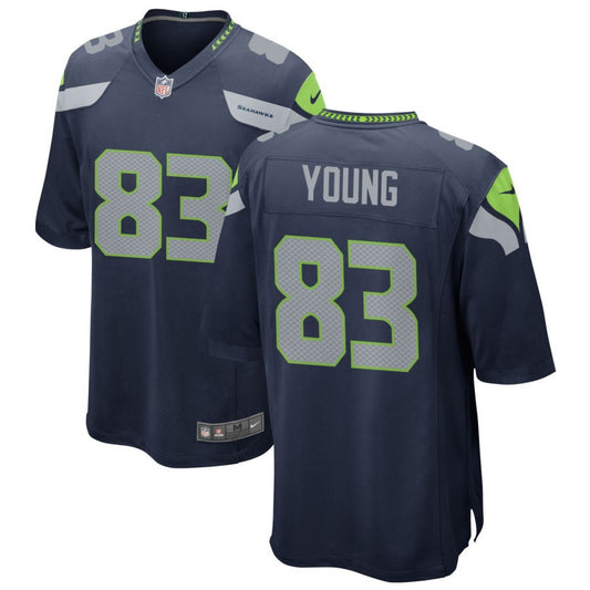 Dareke Young Seattle Seahawks Nike Game Jersey - College Navy