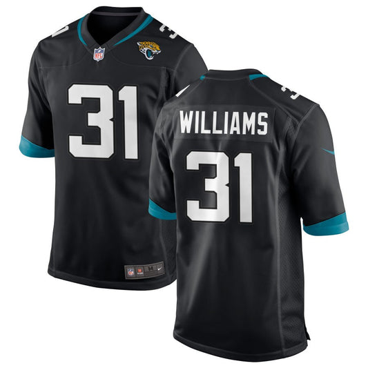 Darious Williams Jacksonville Jaguars Nike Game Jersey - Black