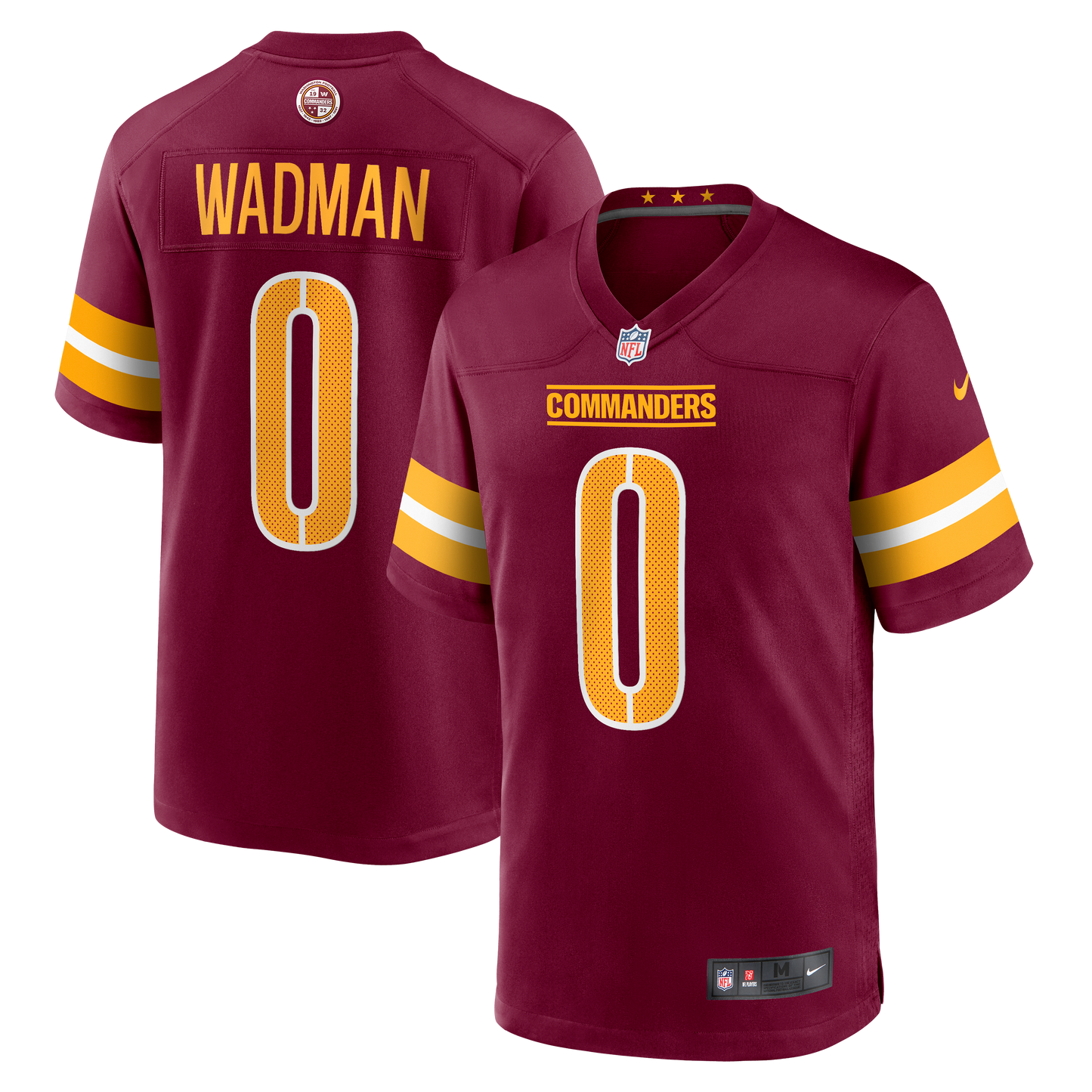 Colby Wadman Washington Commanders Nike  Game Jersey - Burgundy