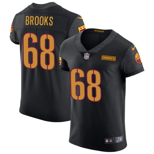 Curtis Brooks Washington Commanders Nike Vapor Untouchable Elite Alternate Jersey - Black