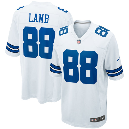 CeeDee Lamb Dallas Cowboys Nike Game Team Jersey - White