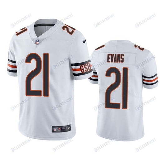 Chicago Bears Darrynton Evans 21 White Vapor Limited Jersey