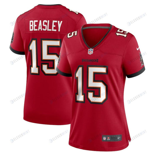 Cole Beasley 15 Tampa Bay Buccaneers Women's Game Player Jersey - Red