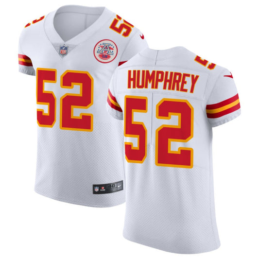 Creed Humphrey Kansas City Chiefs Nike Vapor Untouchable Elite Jersey - White