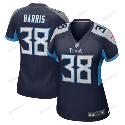 Davontae Harris Tennessee Titans Women's Home Game Player Jersey - Navy