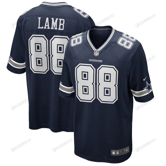 CeeDee Lamb 88 Dallas Cowboys Game Jersey - Navy