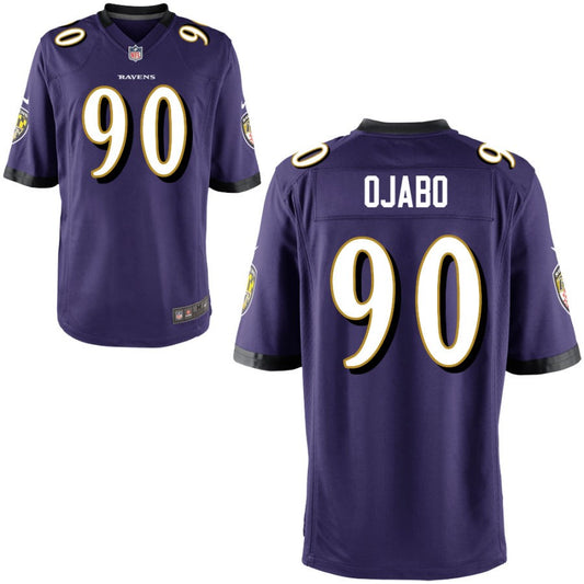 David Ojabo Baltimore Ravens Nike Youth Game Jersey - Purple