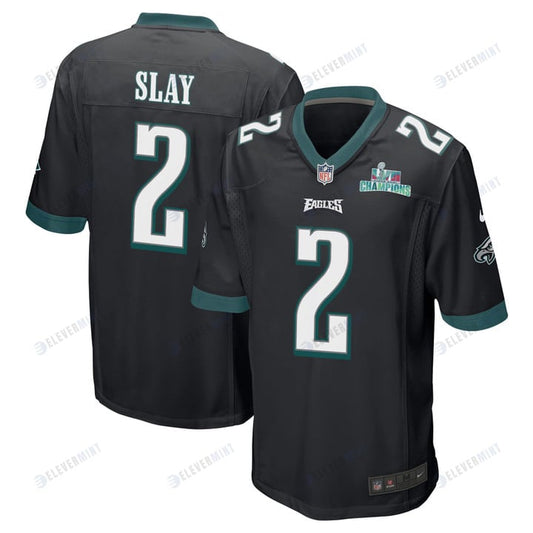 Darius Slay 2 Philadelphia Eagles Super Bowl LVII Champions Men Game Jersey - Black