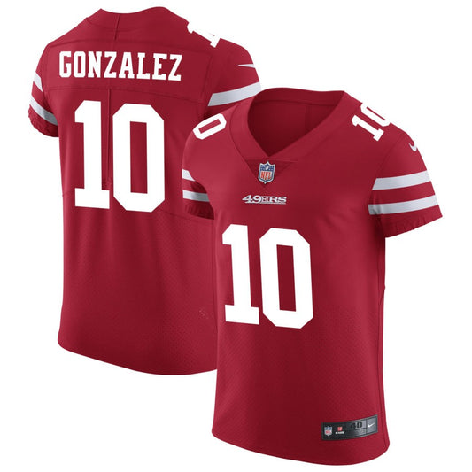 Zane Gonzalez San Francisco 49ers Nike Vapor Untouchable Elite Jersey - Scarlet