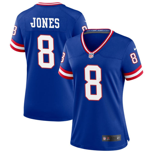 Daniel Jones New York Giants Nike Women's Classic Game Jersey - Royal