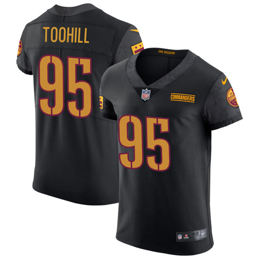 Casey Toohill Washington Commanders Nike Vapor Untouchable Elite Alternate Jersey - Black