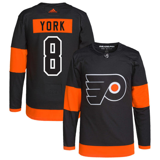 Cam York Philadelphia Flyers adidas Alternate Primegreen Authentic Pro Jersey - Black