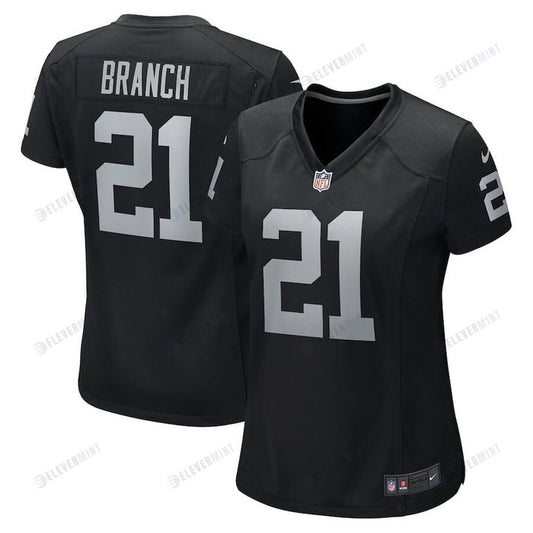 Cliff Branch 21 Las Vegas Raiders Women's Retired Player Game Jersey - Black