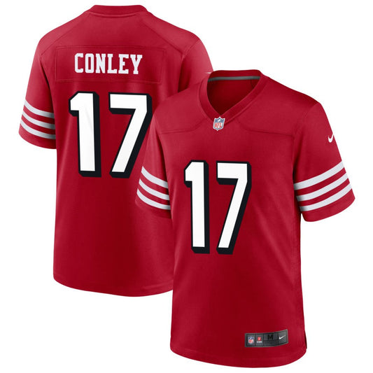 Chris Conley San Francisco 49ers Nike Alternate Game Jersey - Scarlet