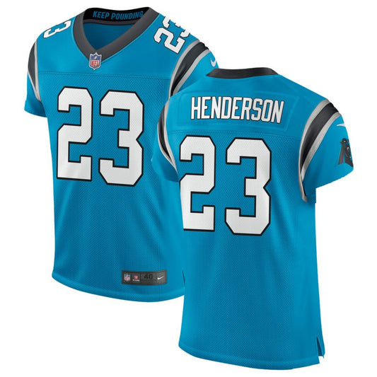 CJ Henderson Carolina Panthers Nike Classic Elite Jersey - Blue