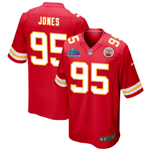 Chris Jones Kansas City Chiefs Nike Super Bowl LVII Game Jersey - Red