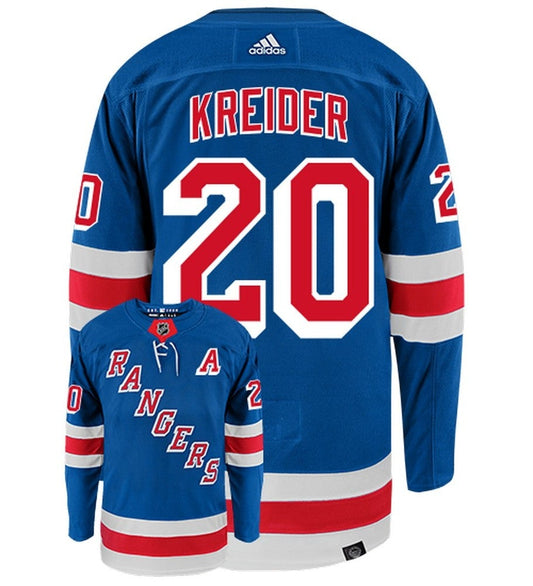 Chris Kreider New York Rangers Adidas Primegreen Authentic NHL Hockey Jersey