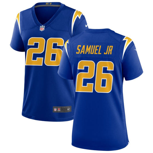 Asante Samuel Jr Los Angeles Chargers Nike Women's Alternate Game Jersey - Royal