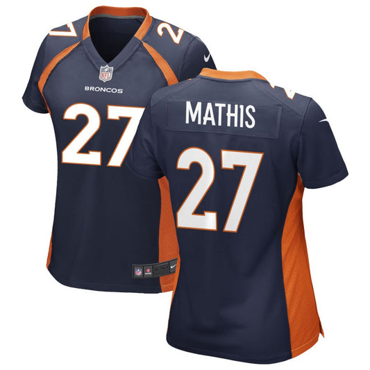 Damarri Mathis Denver Broncos Nike Women's Alternate Game Jersey - Navy