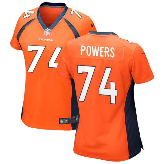 Ben Powers Denver Broncos Nike Women's Game Jersey - Orange