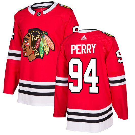 Corey Perry Chicago Blackhawks adidas Authentic Jersey - Red