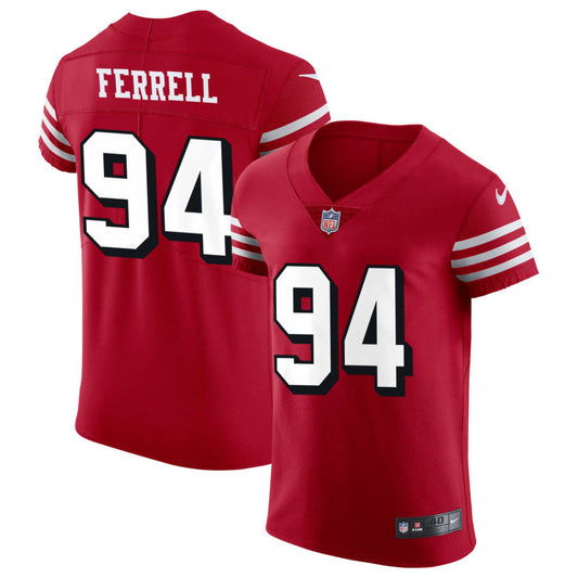 Clelin Ferrell San Francisco 49ers Nike Alternate Vapor Elite Jersey - Scarlet