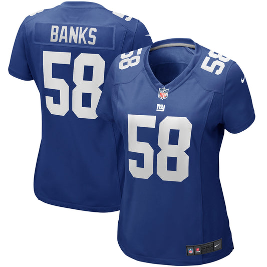 Carl Banks New York Giants Nike Women's Game Retired Player Jersey - Royal