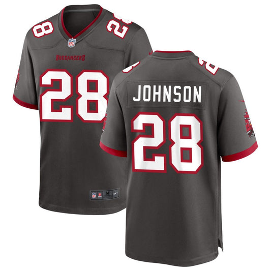 Cephus Johnson Tampa Bay Buccaneers Nike Alternate Game Jersey - Pewter