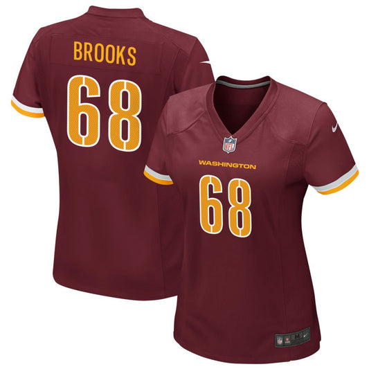 Curtis Brooks Washington Commanders Nike Women's Game Player Jersey - Burgundy