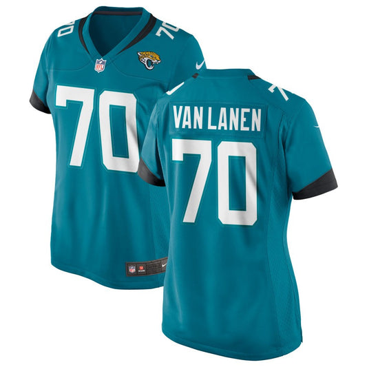 Cole Van Lanen Jacksonville Jaguars Nike Women's Alternate Jersey - Teal