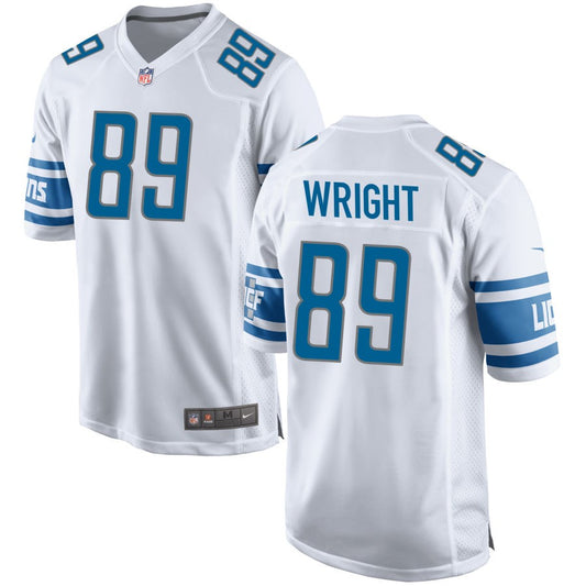 Brock Wright Detroit Lions Nike Game Jersey - White