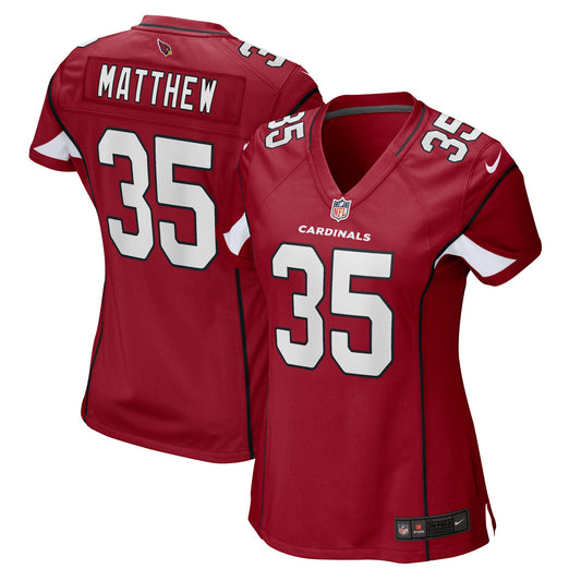 Christian Matthew Arizona Cardinals Nike Women's Game Player Jersey - Cardinal