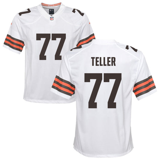 Wyatt Teller Nike Cleveland Browns Youth Game Jersey - White