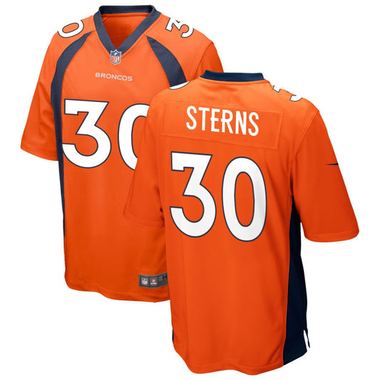 Caden Sterns Denver Broncos Nike Game Jersey - Orange