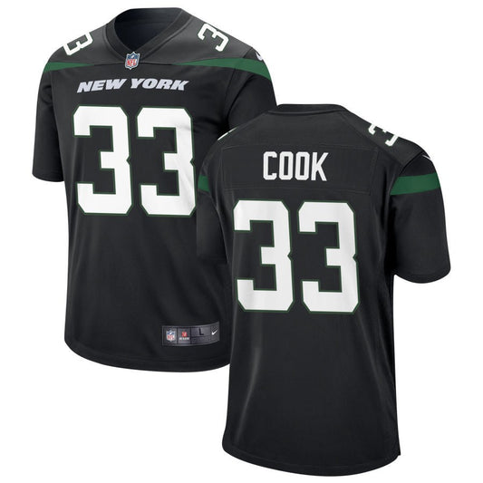 Dalvin Cook New York Jets Nike Alternate Game Jersey - Stealth Black