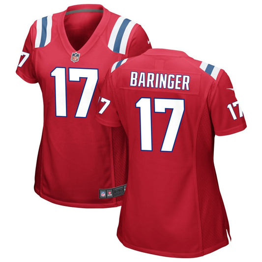 Bryce Baringer New England Patriots Nike Women's Alternate Jersey - Red