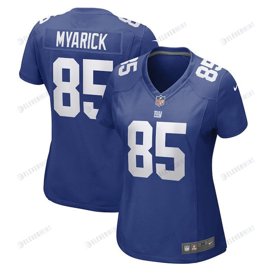 Chris Myarick New York Giants Women's Game Player Jersey - Royal