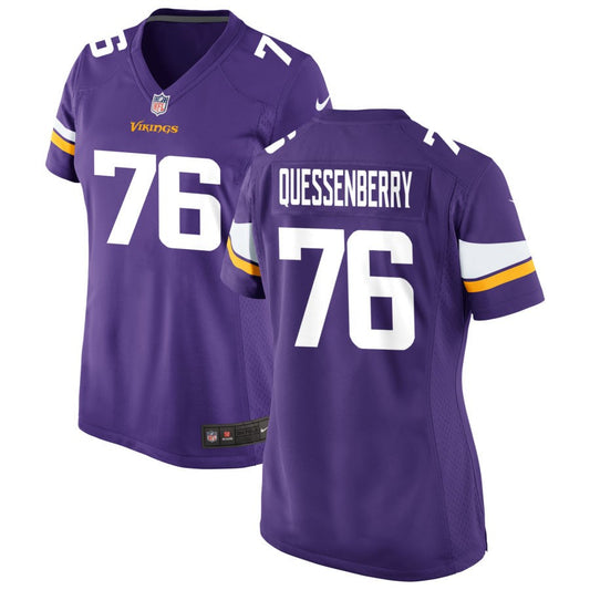 David Quessenberry Minnesota Vikings Nike Women's Game Jersey - Purple