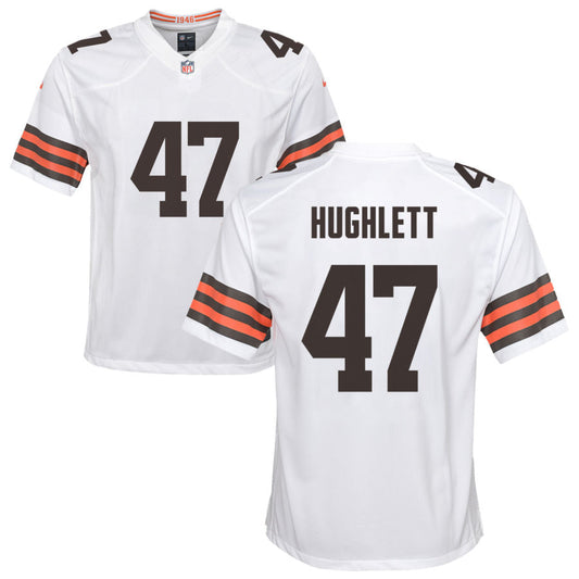 Charley Hughlett Nike Cleveland Browns Youth Game Jersey - White