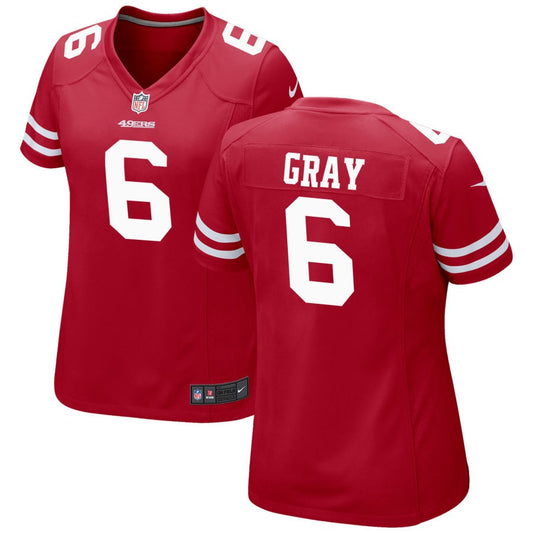 Danny Gray San Francisco 49ers Nike Women's Game Jersey - Scarlet