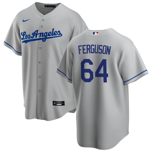 Caleb Ferguson Los Angeles Dodgers Nike Road Replica Jersey - Gray