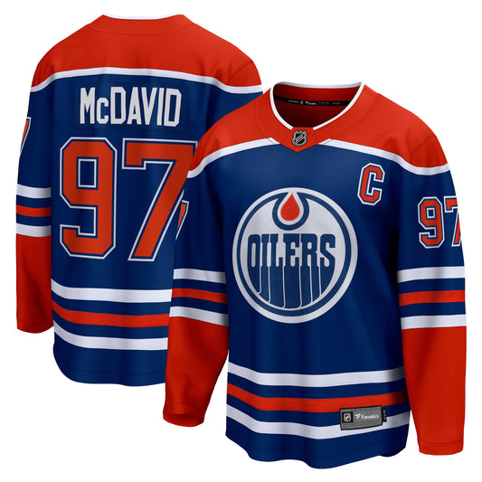 Connor McDavid Edmonton Oilers Fanatics Branded Home Premier Breakaway Player Jersey - Royal